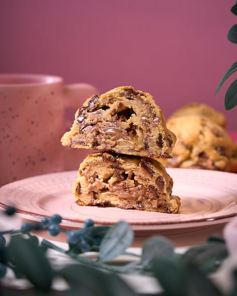 Chocolate Chip with Caramel Ganache